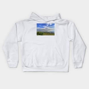 A Tourist Vessel in Spring Time on Lake Constance Kids Hoodie